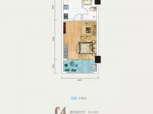 郴州-苏仙区林邑翰庭为您提供公寓C4户型鉴赏