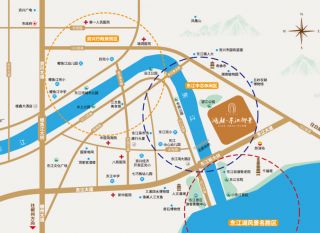 郴州-资兴市东江御景为您提供该项目区位图欣赏