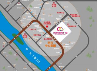 郴州-永兴县友阿天街为您提供该项目区位图欣赏