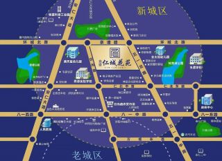 郴州-安仁县仁城华府为您提供该项目区位图欣赏