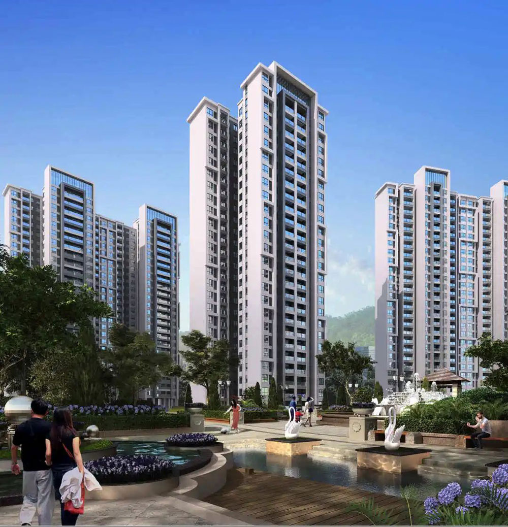 锦绣湖山项目位于郴州青年大道与锁石路交汇处（省四建站旁）