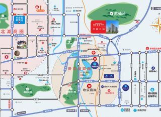 郴州-苏仙区兴康云锦为您提供该项目区位图欣赏