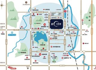 郴州-北湖区建投北湖名著为您提供该项目区位图欣赏